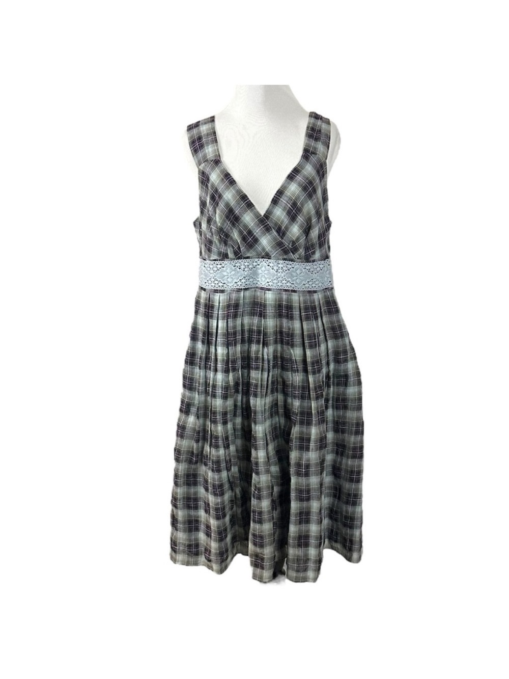 Sundance Bohemian Dress | 12 | plaid